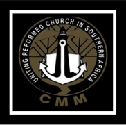 URCSA Melodi Ya Tshwane 
									Christian Men's Ministry Emblem. Black, white and brown in color and similar to URCSA Emblem but enclosed in a 
									white square border which is also enclosed in a black square border. Below the emblem is the arconym 'CMM' written 
									in brown font and is also enclosed within the white colored square border.